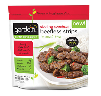 Sizzling Szechuan Beefless Strips