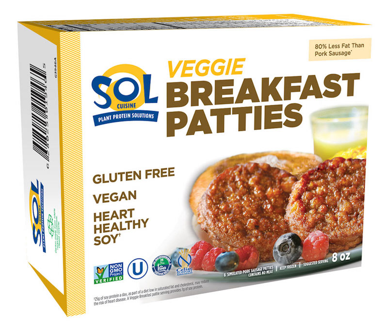 Sol Veggie Breakfast Patties